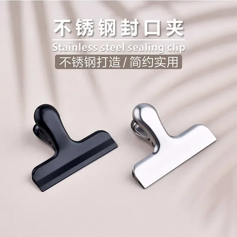 Stainless Steel Sealing Food Clip Ins Sealing Clip Plastic Bag Fresh Moisture-proof Food Clip Dovetail T Type
Stainless Steel Sealing Food Clip Ins Sealing Clip Plastic Bag Fresh Moisture-proof Food Clip Dovetail T Type