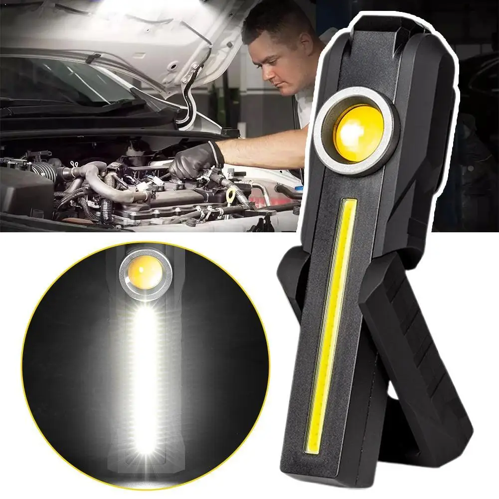 NEW LED Work Light with 90° Adjustable Stand, Handheld Flashlight With Hook Multifunctional Handheld Emergency Torch
NEW LED Work Light with 90° Adjustable Stand, Handheld Flashlight With Hook Multifunctional Handheld Emergency Torch