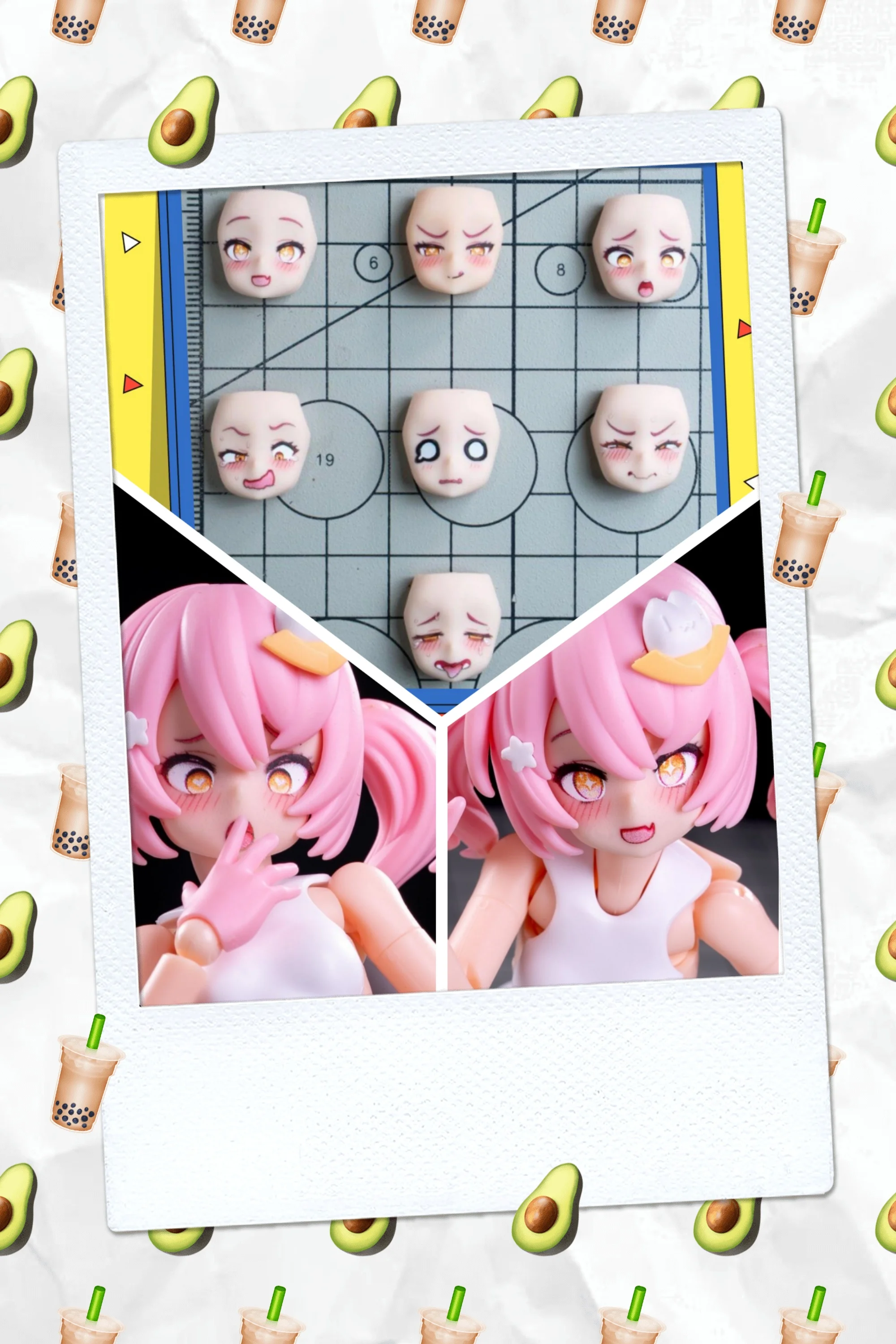【Only Accessories】In Stock KP740 1/12 Scale Original Finished Face Fit 6inchs PUNIMOFU Goddess Device Mobile Suit Girl
【Only Accessories】In Stock KP740 1/12 Scale Original Finished Face Fit 6inchs PUNIMOFU Goddess Device Mobile Suit Girl