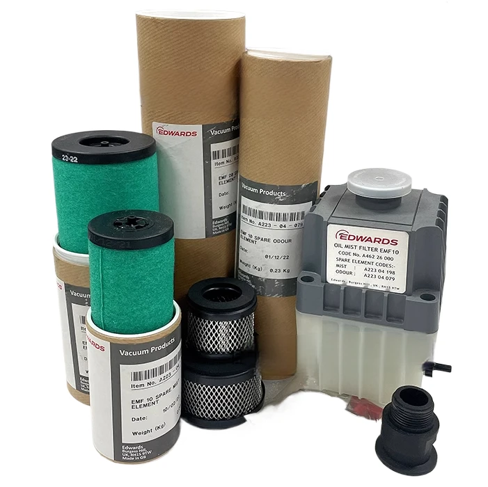 Original EDWARDS Oil Mist Separator - EMF3/EMF10/EMF20 Filters, High-Flow Air Filter Cartridge for Vacuum Pumps
Original EDWARDS Oil Mist Separator - EMF3/EMF10/EMF20 Filters, High-Flow Air Filter Cartridge for Vacuum Pumps