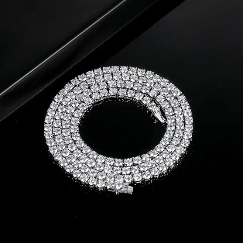 Elegant collocations match Fashion 4-Prong 6mm Tennis Choker for women with vivid moissanite on scratch-proof PT950 platinum
Elegant collocations match Fashion 4-Prong 6mm Tennis Choker for women with vivid moissanite on scratch-proof PT950 platinum