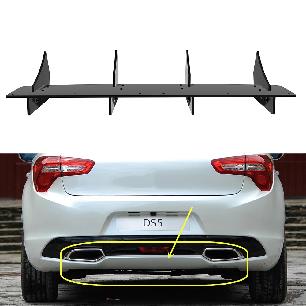 For Citroen DS DS5 2013-2018 Fin Diffuser Rear Bumper Lips Spoiler Splitter Body Kit Accessories
For Citroen DS DS5 2013-2018 Fin Diffuser Rear Bumper Lips Spoiler Splitter Body Kit Accessories