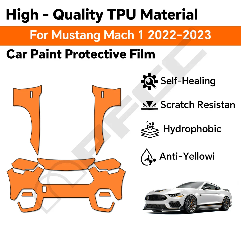 TPU For Ford Mustang Mach-E GT 2022 2023 Car Paint Protection Film Pre-cut Clear PPF Anti-Scratch Car Body Resistant Invisible
TPU For Ford Mustang Mach-E GT 2022 2023 Car Paint Protection Film Pre-cut Clear PPF Anti-Scratch Car Body Resistant Invisible