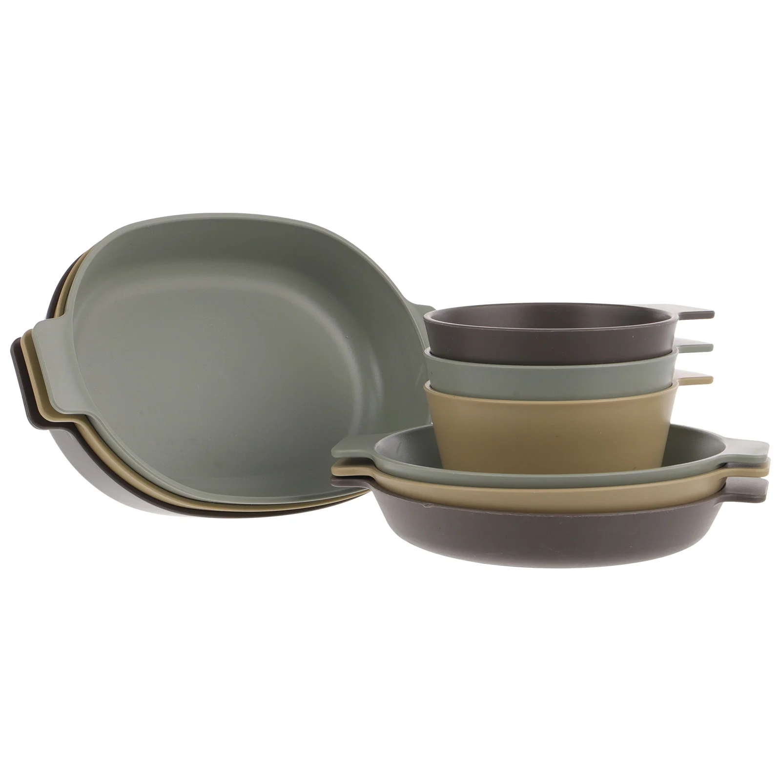 Outdoor Tableware Set Serving Utensils Cutlery Bowl for Home Single Handle Portable
Outdoor Tableware Set Serving Utensils Cutlery Bowl for Home Single Handle Portable