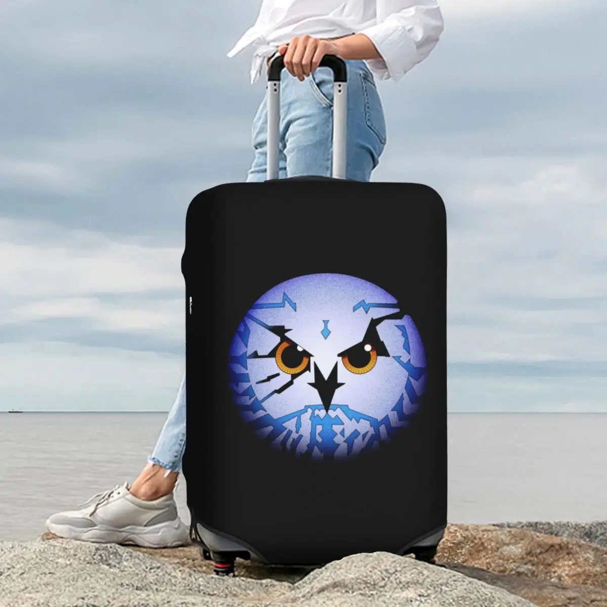 Amiga Psygnosis Owl Suitcase Cover Protection Elastic Trip Luggage Protector Covers for 18-32 Inch
Amiga Psygnosis Owl Suitcase Cover Protection Elastic Trip Luggage Protector Covers for 18-32 Inch