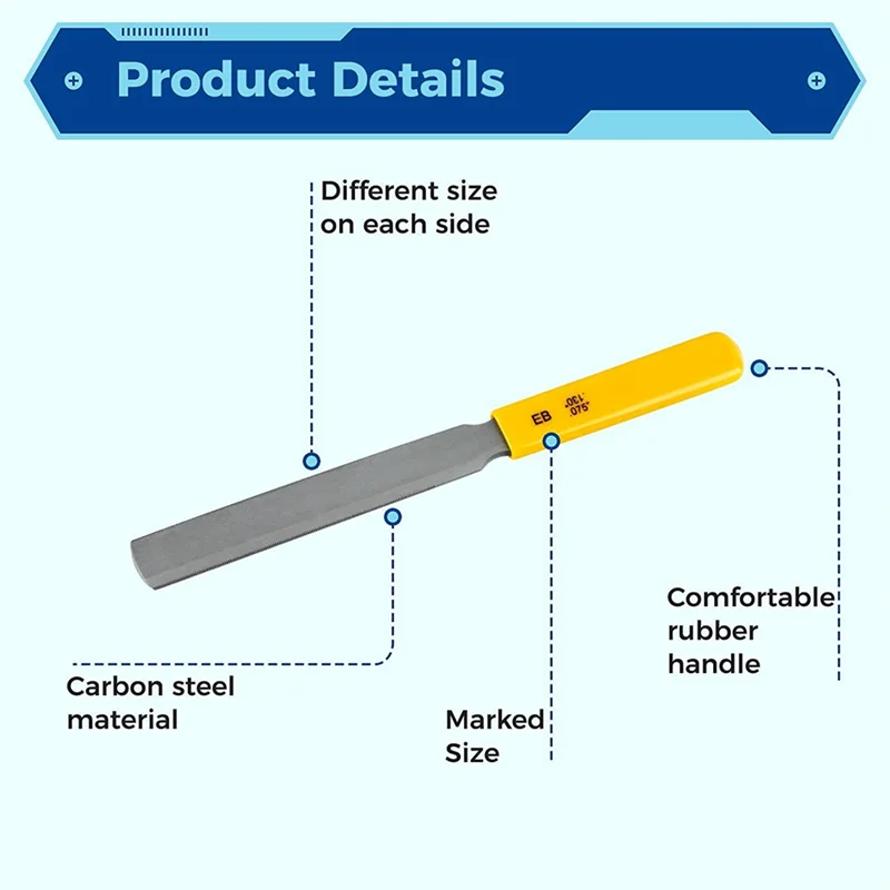 High-Grade Bass Nut File Set, Carbon Steel Guitar Fret File, Guitar Repairing and Instrument Modifying Tools for Guitars,Bass
High-Grade Bass Nut File Set, Carbon Steel Guitar Fret File, Guitar Repairing and Instrument Modifying Tools for Guitars,Bass