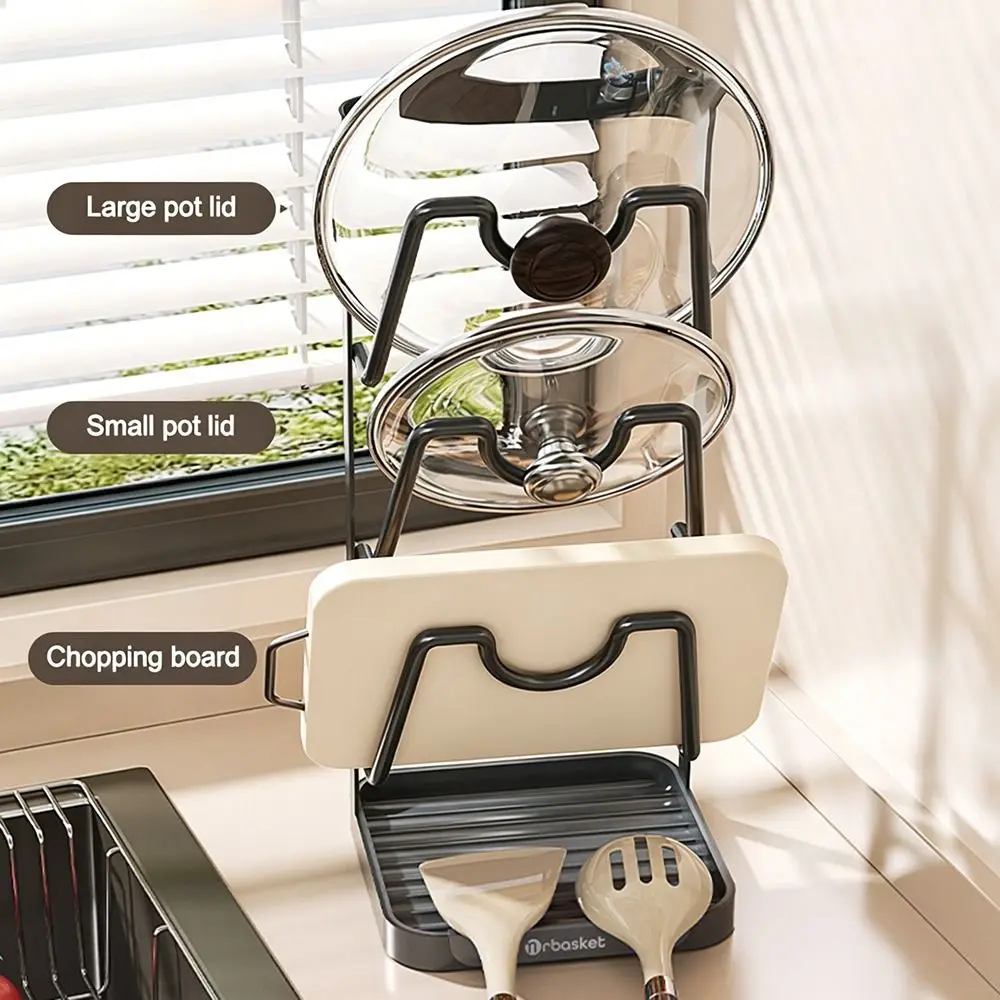 Durable Multifunctional Pot Lid Rack Spoon Rest Stainless Steel Cutting Board Storage Rack Spoon Rest Kitchen Accessories
Durable Multifunctional Pot Lid Rack Spoon Rest Stainless Steel Cutting Board Storage Rack Spoon Rest Kitchen Accessories