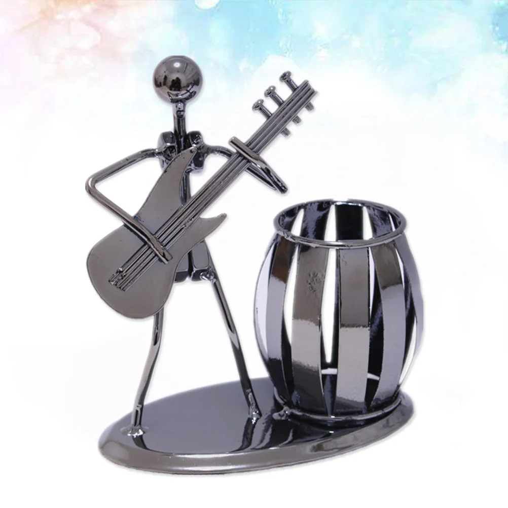 Steel Pen Holder Desktop Decoration Metal Art Crafts Flute Player Office Gift Desktop Decoration
Steel Pen Holder Desktop Decoration Metal Art Crafts Flute Player Office Gift Desktop Decoration