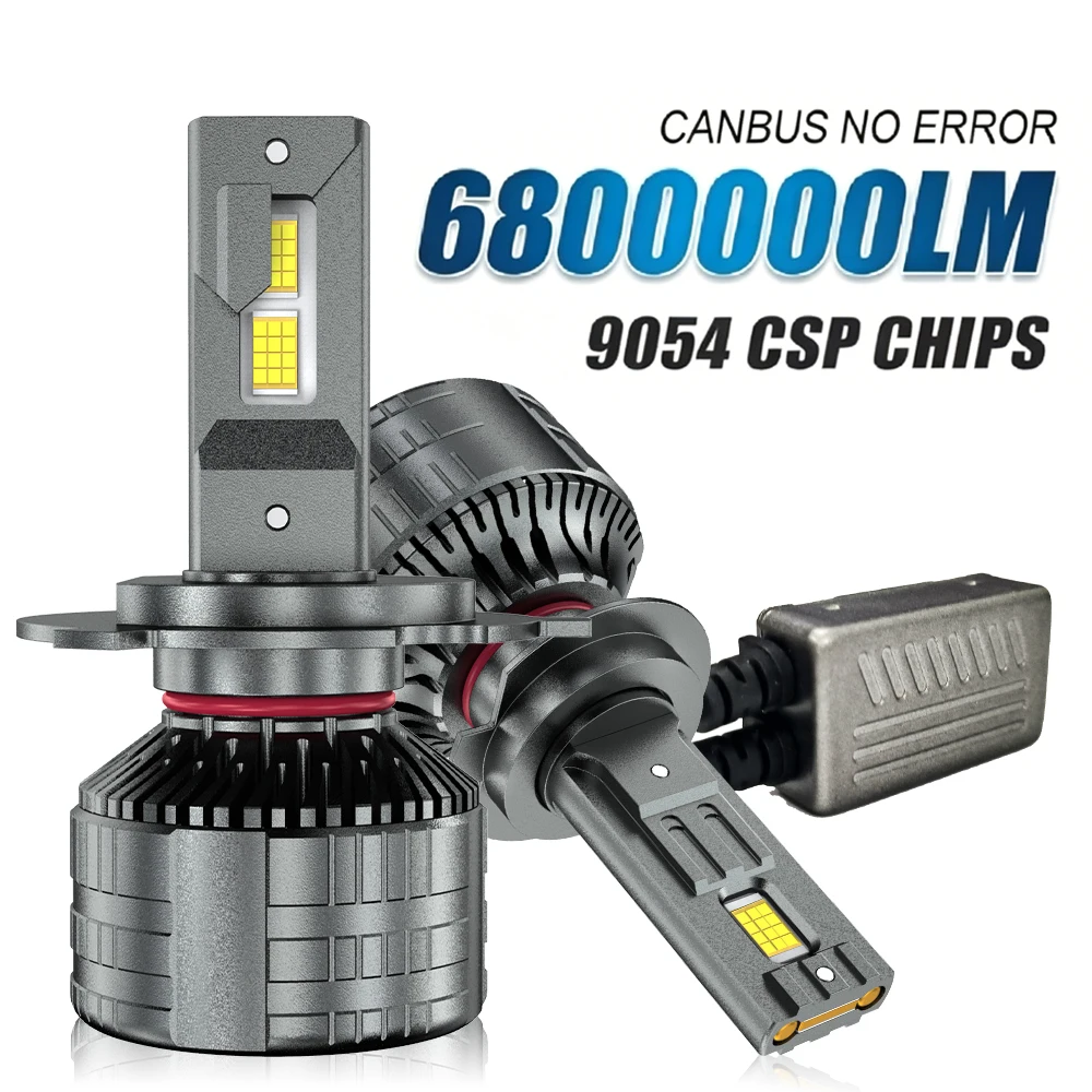 2Pcs 8000W H4 H7 LED CANbus Headlight H1 H8 9005 9006 HB3 HB4 9012 HIR2 H11 Led Bulbs Turbo Auto Fog Lamp 6800000LM 6000K 12V
2Pcs 8000W H4 H7 LED CANbus Headlight H1 H8 9005 9006 HB3 HB4 9012 HIR2 H11 Led Bulbs Turbo Auto Fog Lamp 6800000LM 6000K 12V