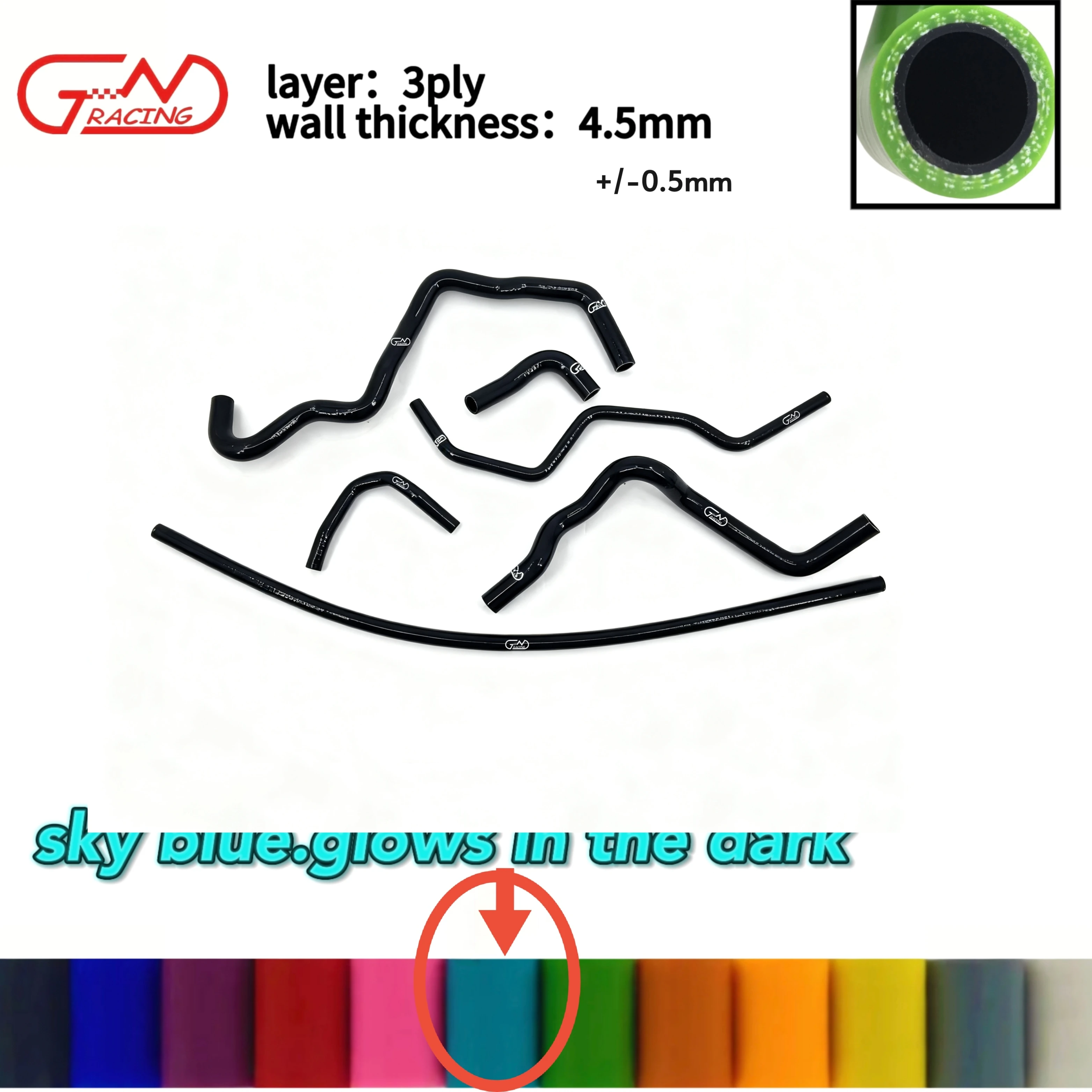 JNRACING Silicone Radiator Hose Pipe for For Honda Civic D17 1.7L 2001-2005 01 02 03
JNRACING Silicone Radiator Hose Pipe for For Honda Civic D17 1.7L 2001-2005 01 02 03