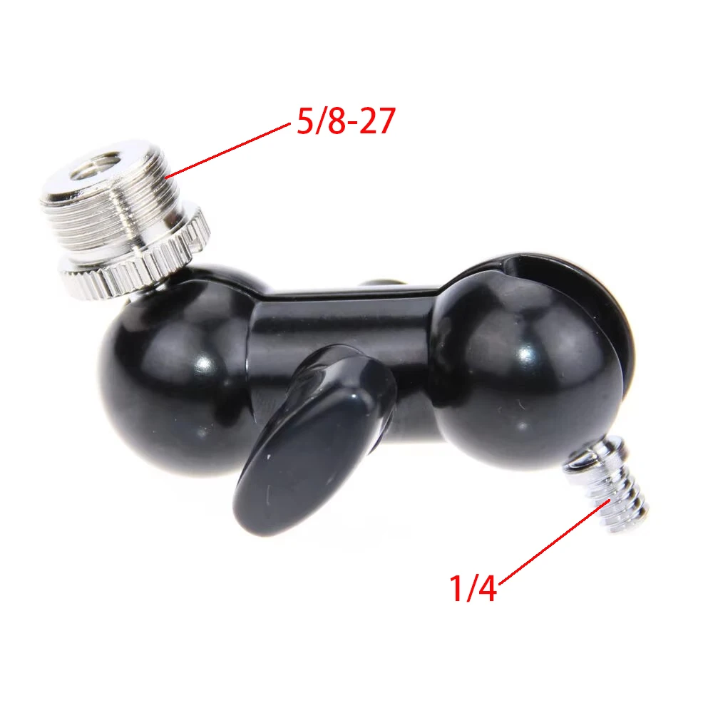 Алюминиевое мини-шаровое крепление 1/4"-20 с резьбой 5/8"-27 для микрофонов и т. д. Переходник от 1/4 до 5/8, артикул от 1/4 до 5/8 дюйма для микрофона
Алюминиевое мини-шаровое крепление 1/4"-20 с резьбой 5/8"-27 для микрофонов и т. д. Переходник от 1/4 до 5/8, артикул от 1/4 до 5/8 дюйма для микрофона
