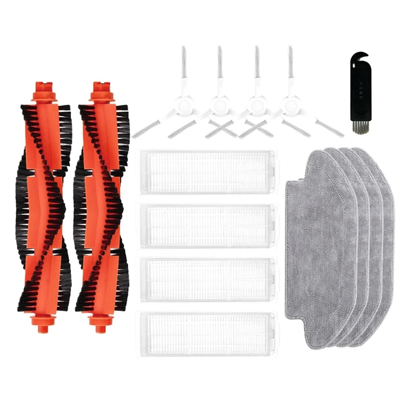 2 Set For Xiaomi Mijia Robot Vacuum Mop 3C B106CN Replacement Spare Parts Main Brush Side Brush Hepa Filter Mop
2 Set For Xiaomi Mijia Robot Vacuum Mop 3C B106CN Replacement Spare Parts Main Brush Side Brush Hepa Filter Mop