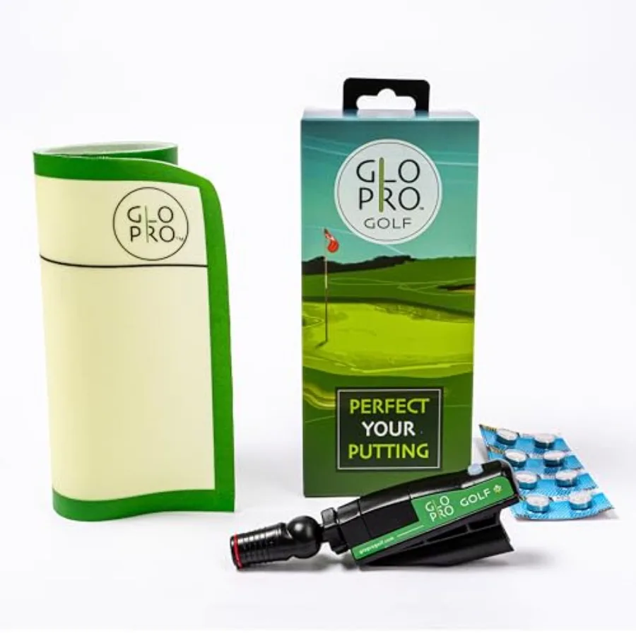 Golf Putting Mat with Glow Tracer Premium Golf Training Aid - Home Practice for Putter Stroke Path, Alignment and Speed Control
Golf Putting Mat with Glow Tracer Premium Golf Training Aid - Home Practice for Putter Stroke Path, Alignment and Speed Control