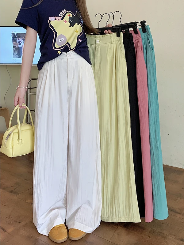 Slimming High Waist Elastic Waist Casual Pants Wide Leg Suit Pants Fashionable plus Size Women's Comfortable Breathable Casua...
Slimming High Waist Elastic Waist Casual Pants Wide Leg Suit Pants Fashionable plus Size Women's Comfortable Breathable Casua...