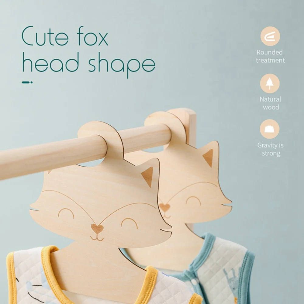 A32P_10Pcs Nordic Baby Cute Fox Wooden Clothes Hanger Creative Baby Pants Hanger Children Small Hanger Clothes Storage Rack
A32P_10Pcs Nordic Baby Cute Fox Wooden Clothes Hanger Creative Baby Pants Hanger Children Small Hanger Clothes Storage Rack