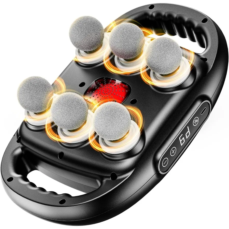 6-Head Massage Gun Deep Tissue Back Massager with 9 Adjustable Intensities and 9 Modes Electric Percussion Massager Gun Tool fo
6-Head Massage Gun Deep Tissue Back Massager with 9 Adjustable Intensities and 9 Modes Electric Percussion Massager Gun Tool fo