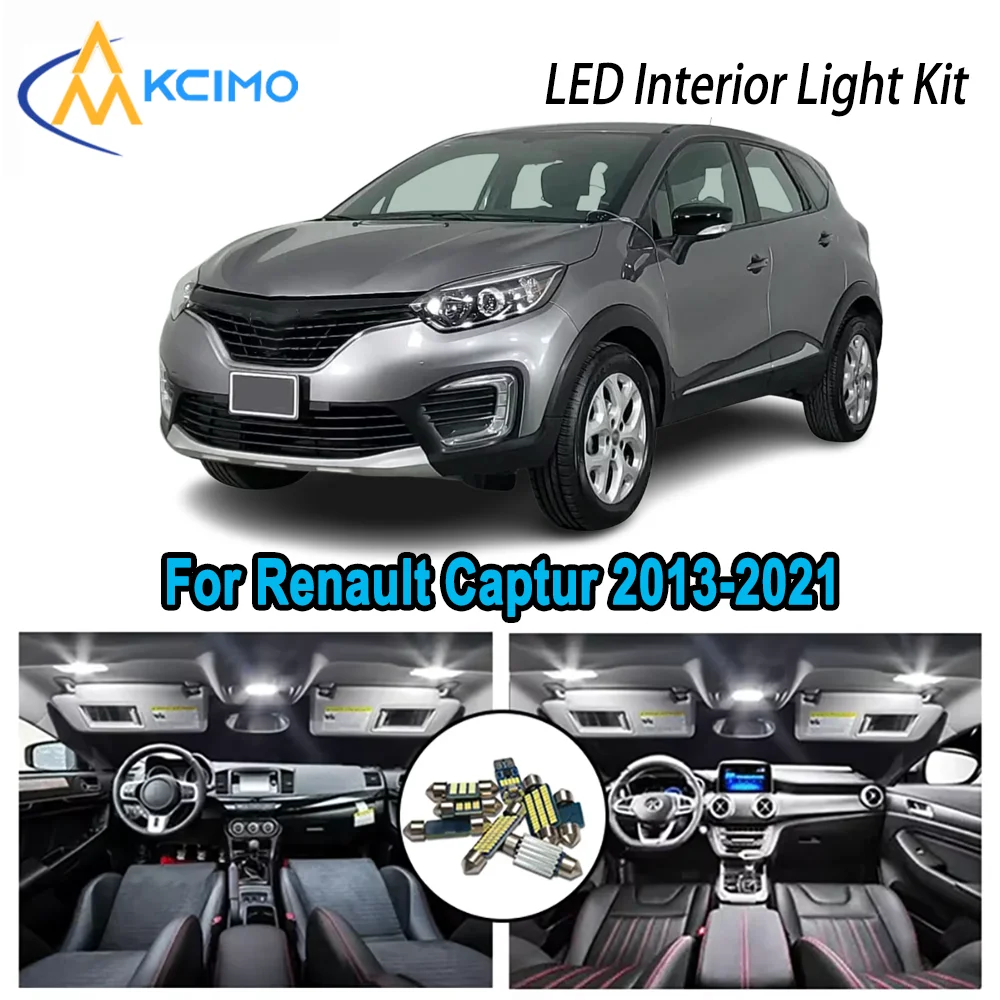 High-Quality LED Interior Kit for Renault Captur 2013-2021 2014 2015 2016 Premium Error-Free Dome Map Trunk Automotive Lamps
High-Quality LED Interior Kit for Renault Captur 2013-2021 2014 2015 2016 Premium Error-Free Dome Map Trunk Automotive Lamps
