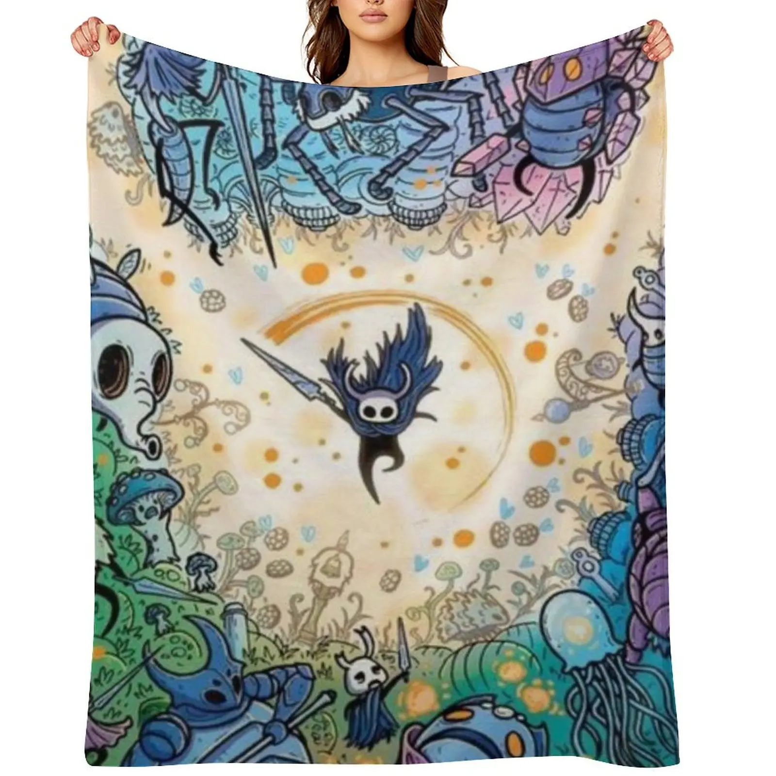 Hollow Knight Throw Blanket Decorative Beds manga Hair warm for winter Blankets
Hollow Knight Throw Blanket Decorative Beds manga Hair warm for winter Blankets