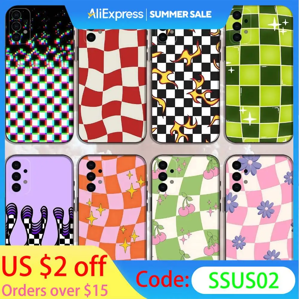 Checkerboard Checked Chess Board Phone Case For Samsung Galaxy A13,A21s,A22,A31,A32,A52,A53,A71,A80,Soft Black Shell
Checkerboard Checked Chess Board Phone Case For Samsung Galaxy A13,A21s,A22,A31,A32,A52,A53,A71,A80,Soft Black Shell