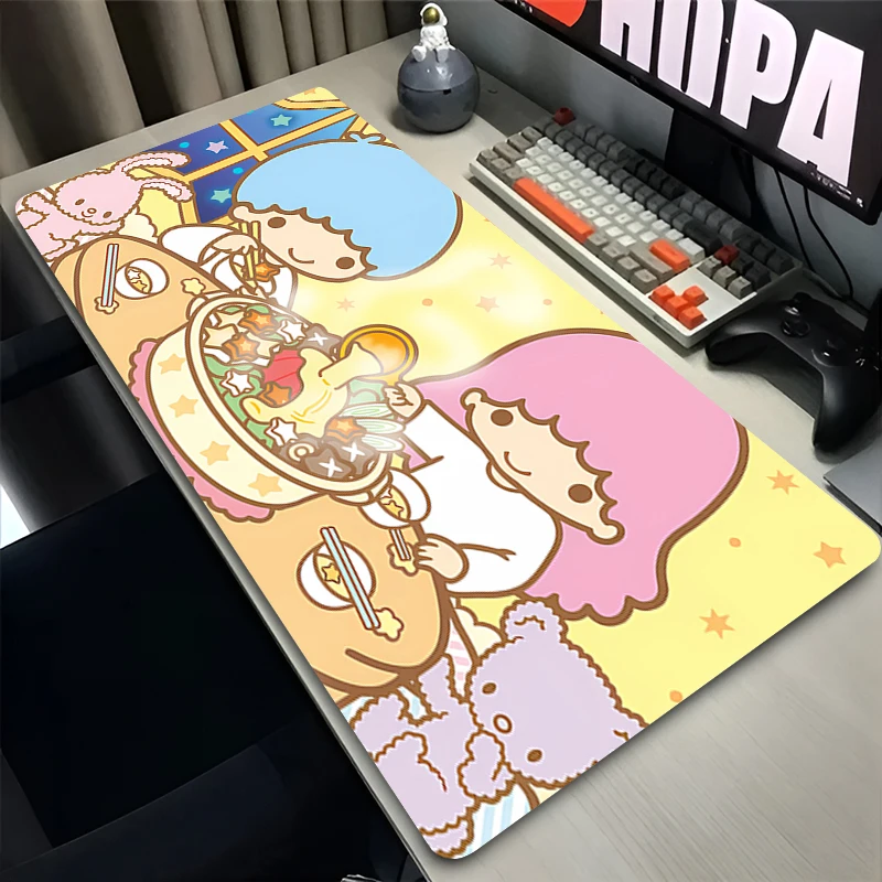 Mouse Pad Laptop Anime Extended Desktop Mat Computer Gamer Mousepad PC Gaming L-little Twin Star HD Accessories Keyboard Pad
Mouse Pad Laptop Anime Extended Desktop Mat Computer Gamer Mousepad PC Gaming L-little Twin Star HD Accessories Keyboard Pad