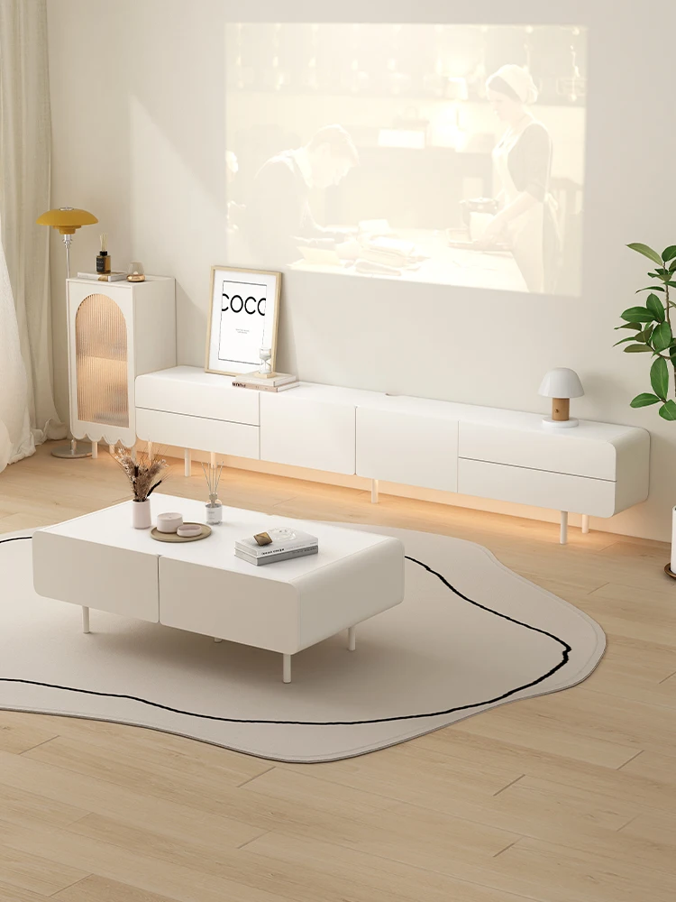 Light luxury cream style acrylic suspension TV cabinet coffee table modern simple living room small apartment ultra-thin TV
Light luxury cream style acrylic suspension TV cabinet coffee table modern simple living room small apartment ultra-thin TV