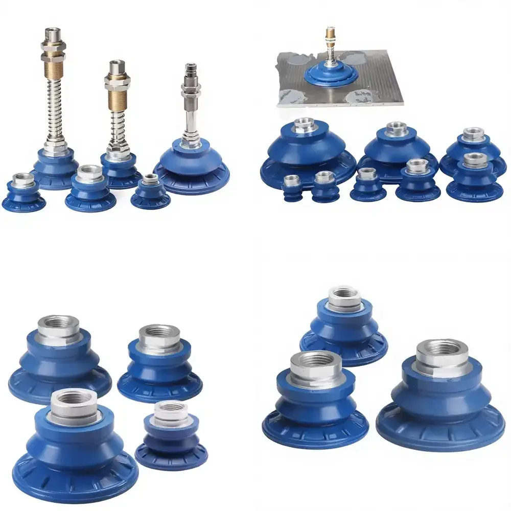 XINHE Factory Direct Wholesale Price SAB for Metal Silicone Round Bellows Automatic Vacuum Suction Cups Pneumatic Vacuum Pad
XINHE Factory Direct Wholesale Price SAB for Metal Silicone Round Bellows Automatic Vacuum Suction Cups Pneumatic Vacuum Pad