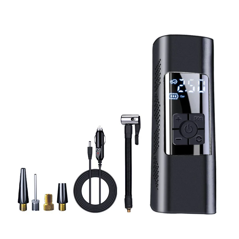 Universal Multifunction Electric Bicycle and Car Pump Wholesale Bicycle air Pump with Light
Universal Multifunction Electric Bicycle and Car Pump Wholesale Bicycle air Pump with Light