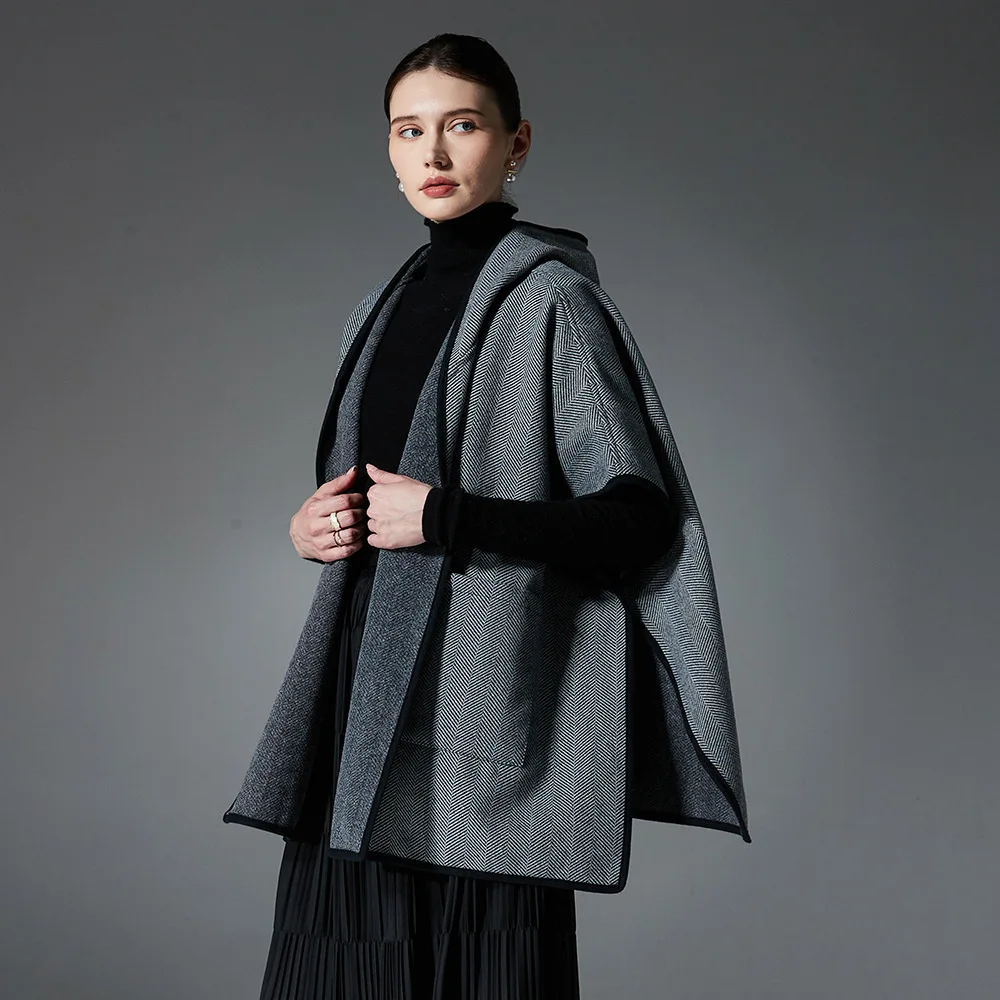 Двустороннее шерстяное пальто с шапкой, осень-зима, новинка, трансграничные превосходные товары, шило, капюшон Ne Wrap, полиэфирное волокно
Двустороннее шерстяное пальто с шапкой, осень-зима, новинка, трансграничные превосходные товары, шило, капюшон Ne Wrap, полиэфирное волокно