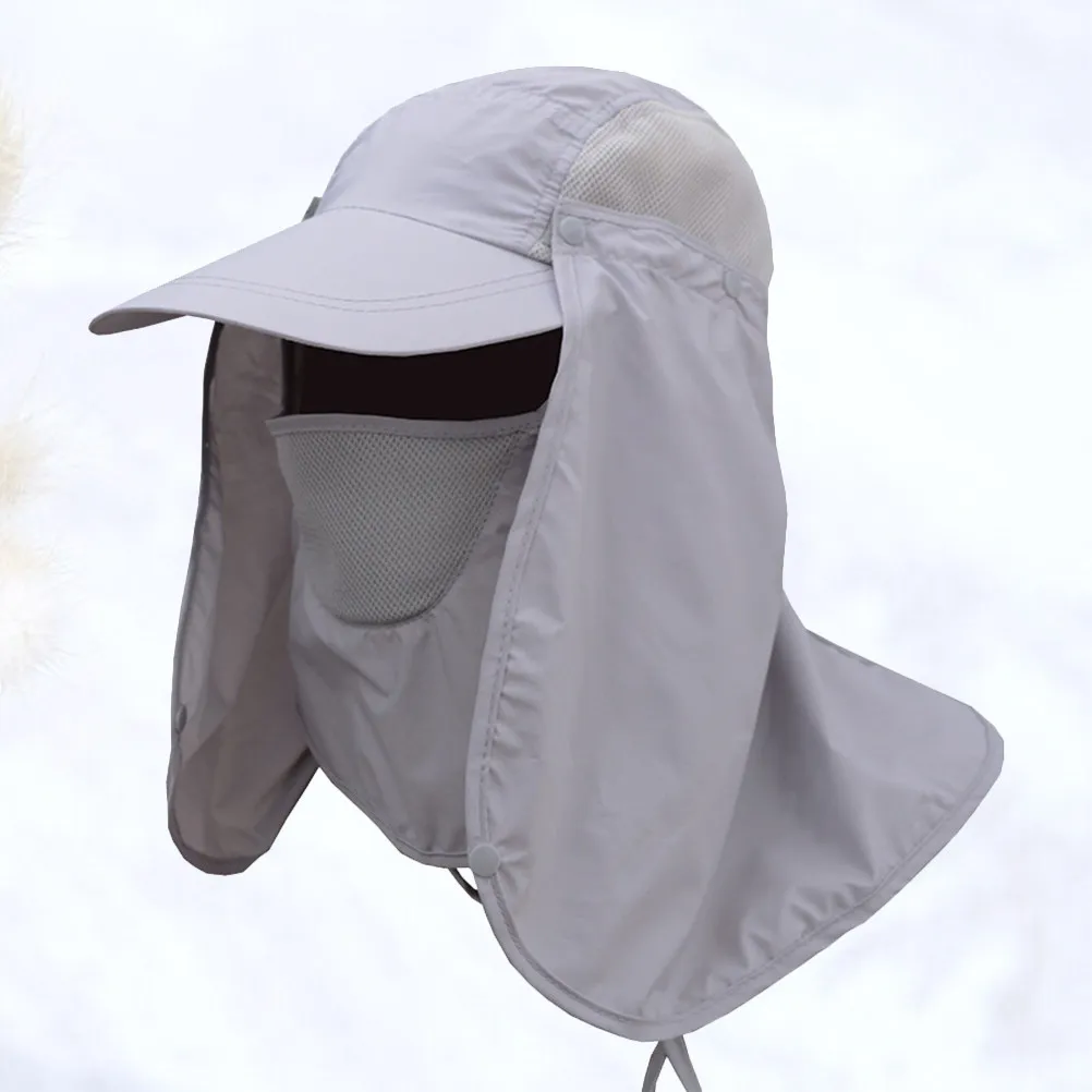 Sun Protection Cap Uv Resistant Outdoor Fishing Hat with Removable Flaps for Face Ears Size Fits Most Men Women Light
Sun Protection Cap Uv Resistant Outdoor Fishing Hat with Removable Flaps for Face Ears Size Fits Most Men Women Light