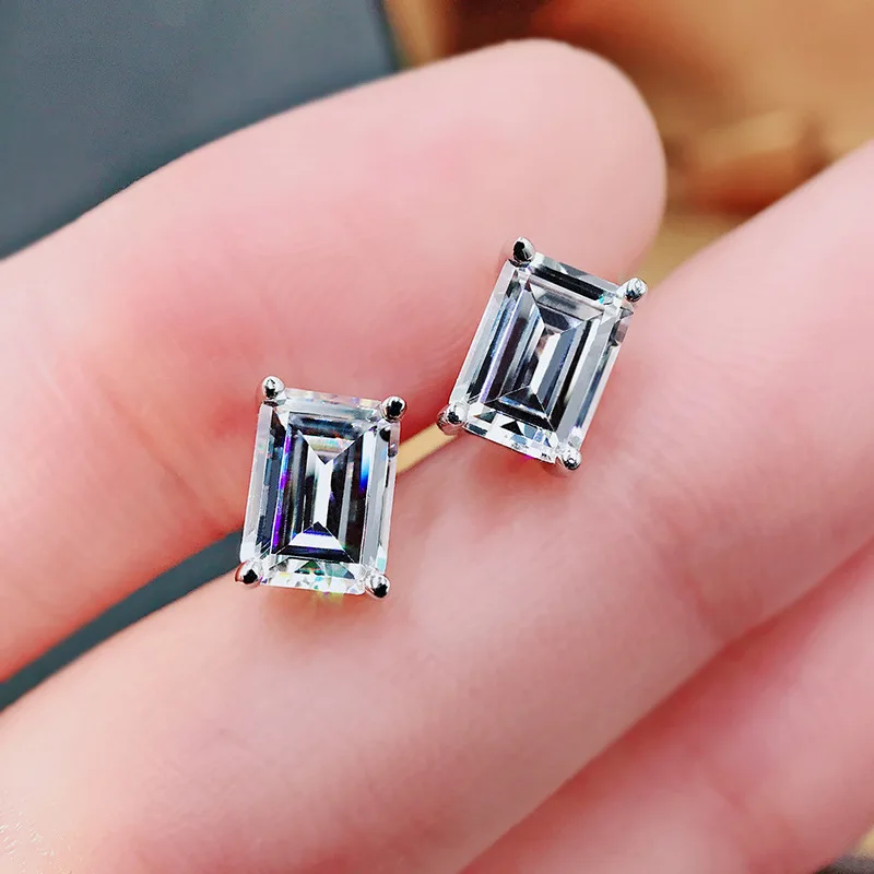 Authentic Real Pure S925 Sterling Silver Cute Stud Earrings Similar Diamond Moissanite Girl Fashion Birthday Gift Anniversary
Authentic Real Pure S925 Sterling Silver Cute Stud Earrings Similar Diamond Moissanite Girl Fashion Birthday Gift Anniversary