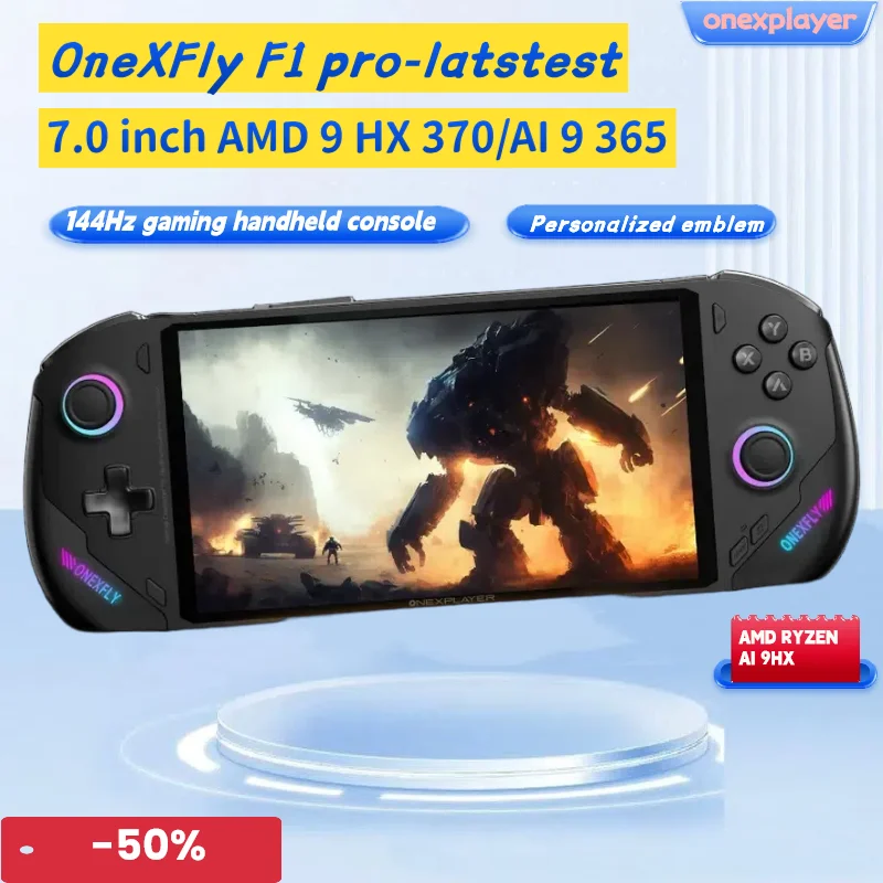 OneXFly F1 Pro AI 9 HX 370 Portable Game Console Handheld game console Laptop Handheld Device Game Machines
OneXFly F1 Pro AI 9 HX 370 Portable Game Console Handheld game console Laptop Handheld Device Game Machines