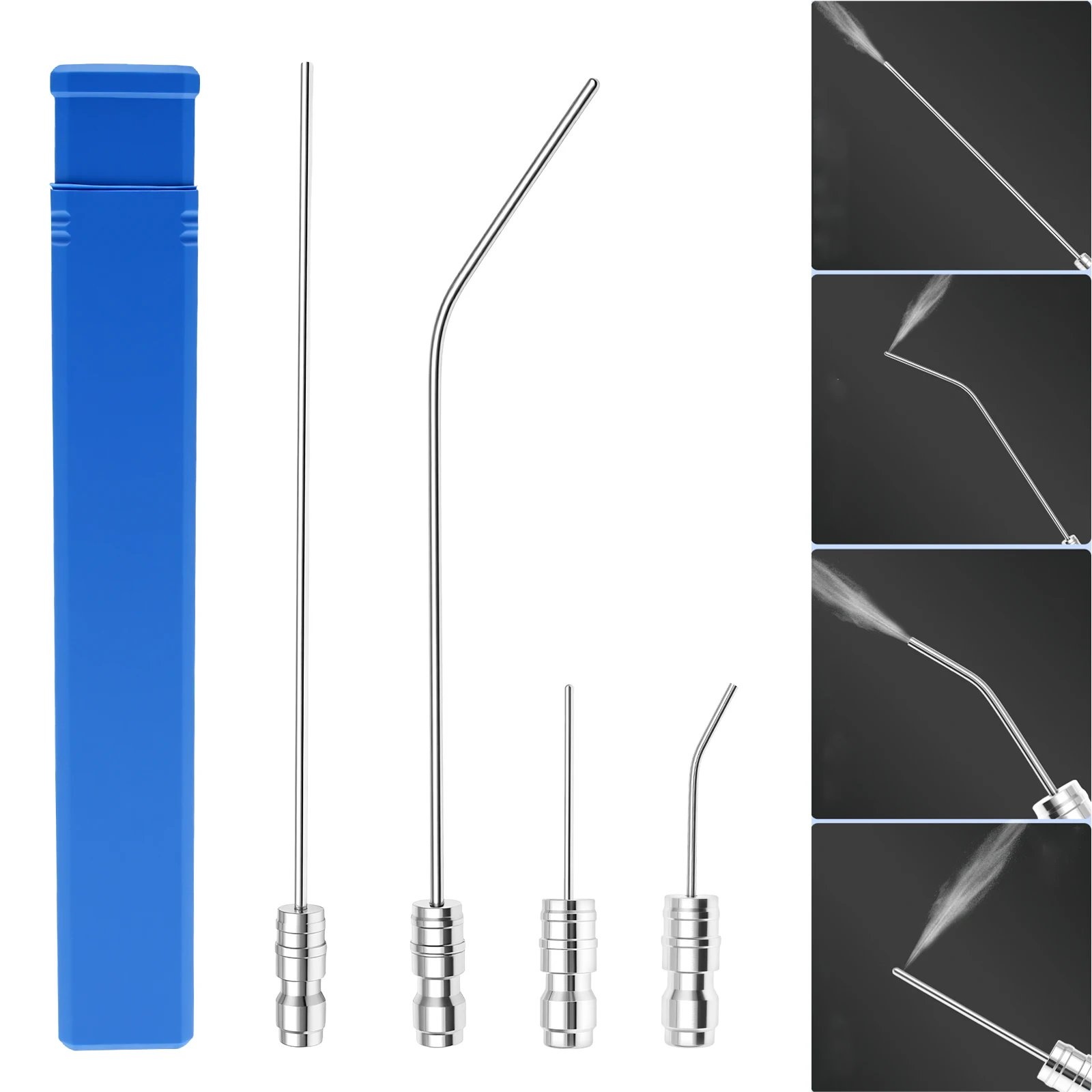 4 Pcs High Pressure Washer Nozzle Kit Stainless Steel Water Gun Extension for Washing Machine Drum Gap AC & Car Cleaning
4 Pcs High Pressure Washer Nozzle Kit Stainless Steel Water Gun Extension for Washing Machine Drum Gap AC & Car Cleaning