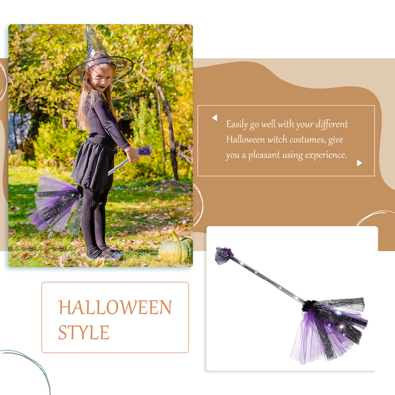 Broom Props Cosplay Colored Lights Halloween Plastic Child Decoration Costume Party
Broom Props Cosplay Colored Lights Halloween Plastic Child Decoration Costume Party