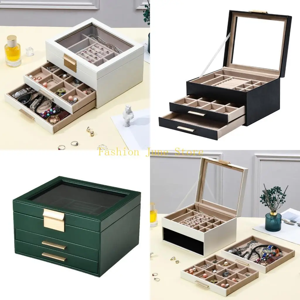 N5KA Multi Compartment Jewelry Case Protective Flannel Inside Gold Metal Hardware
N5KA Multi Compartment Jewelry Case Protective Flannel Inside Gold Metal Hardware