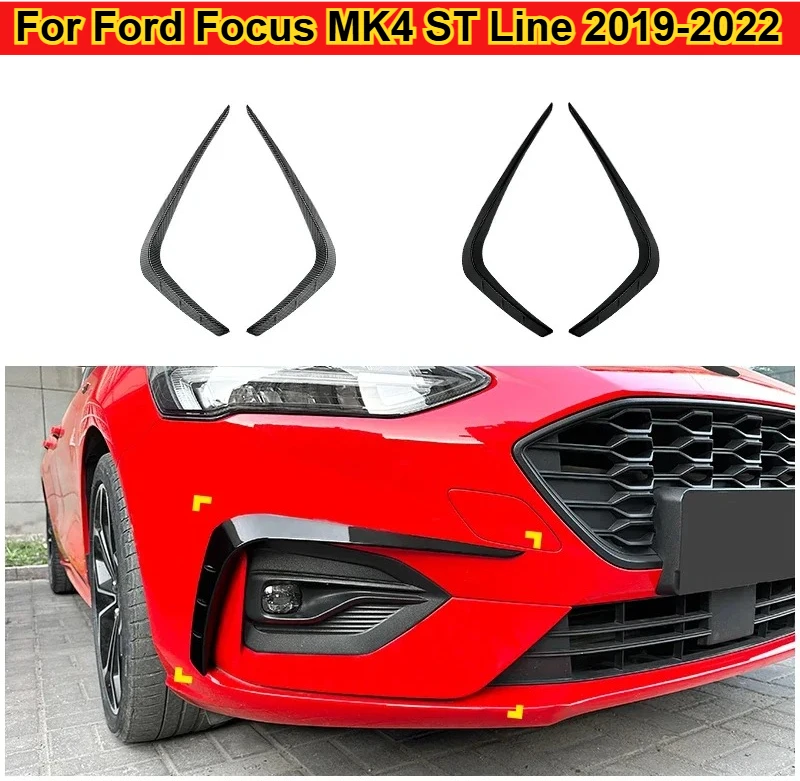 Glossy Black Carbon Look ABS Car Front Bumper Air Vent For Ford Focus MK4 ST Line 2019-2022 Wind Knife Auto Parts Car Accessorie
Glossy Black Carbon Look ABS Car Front Bumper Air Vent For Ford Focus MK4 ST Line 2019-2022 Wind Knife Auto Parts Car Accessorie