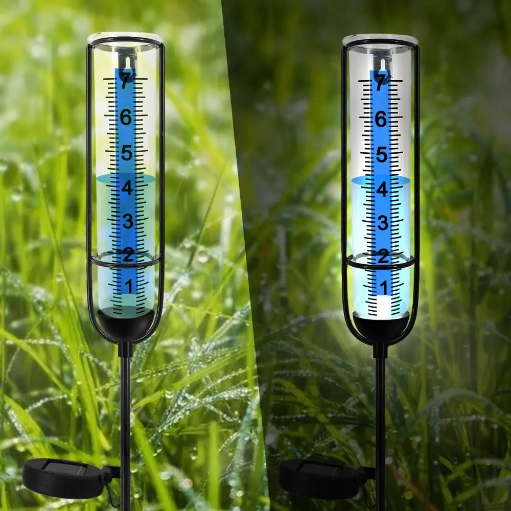 Solar Rain Measure Gauge Fence Mounting Bracket Large Clear Numbers Rain Meter Transparent Freeze-Proof Outdoor Rain Gauge
Solar Rain Measure Gauge Fence Mounting Bracket Large Clear Numbers Rain Meter Transparent Freeze-Proof Outdoor Rain Gauge