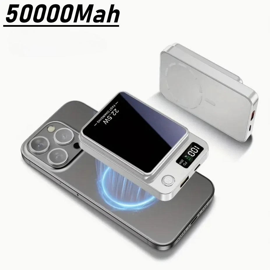 Brand New 50000mAh Ultra Slim Power Bank MagSafe,Magnetic Wireless 20W Fast Charging Portable Battery For iPhone Samsung iWatch
Brand New 50000mAh Ultra Slim Power Bank MagSafe,Magnetic Wireless 20W Fast Charging Portable Battery For iPhone Samsung iWatch