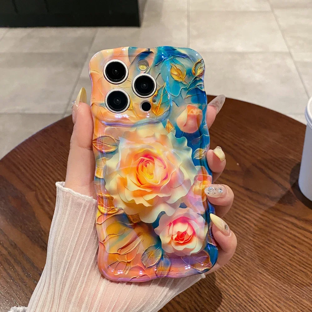 Luxury Pink Laser Flowers Phone Case For iPhone 14 Plus 11 12 13 15 16 Pro Max Lens Protection Shockproof Bumper Soft IMD Cover
Luxury Pink Laser Flowers Phone Case For iPhone 14 Plus 11 12 13 15 16 Pro Max Lens Protection Shockproof Bumper Soft IMD Cover