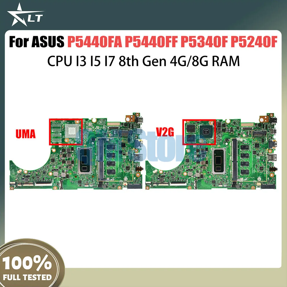 P5440FA Notebook Mainboard For ASUS P5440F P5440FF P5340F P5240F Laptop Motherboard CPU I3 I5 I7 8th Gen 4G 8G RAM
P5440FA Notebook Mainboard For ASUS P5440F P5440FF P5340F P5240F Laptop Motherboard CPU I3 I5 I7 8th Gen 4G 8G RAM