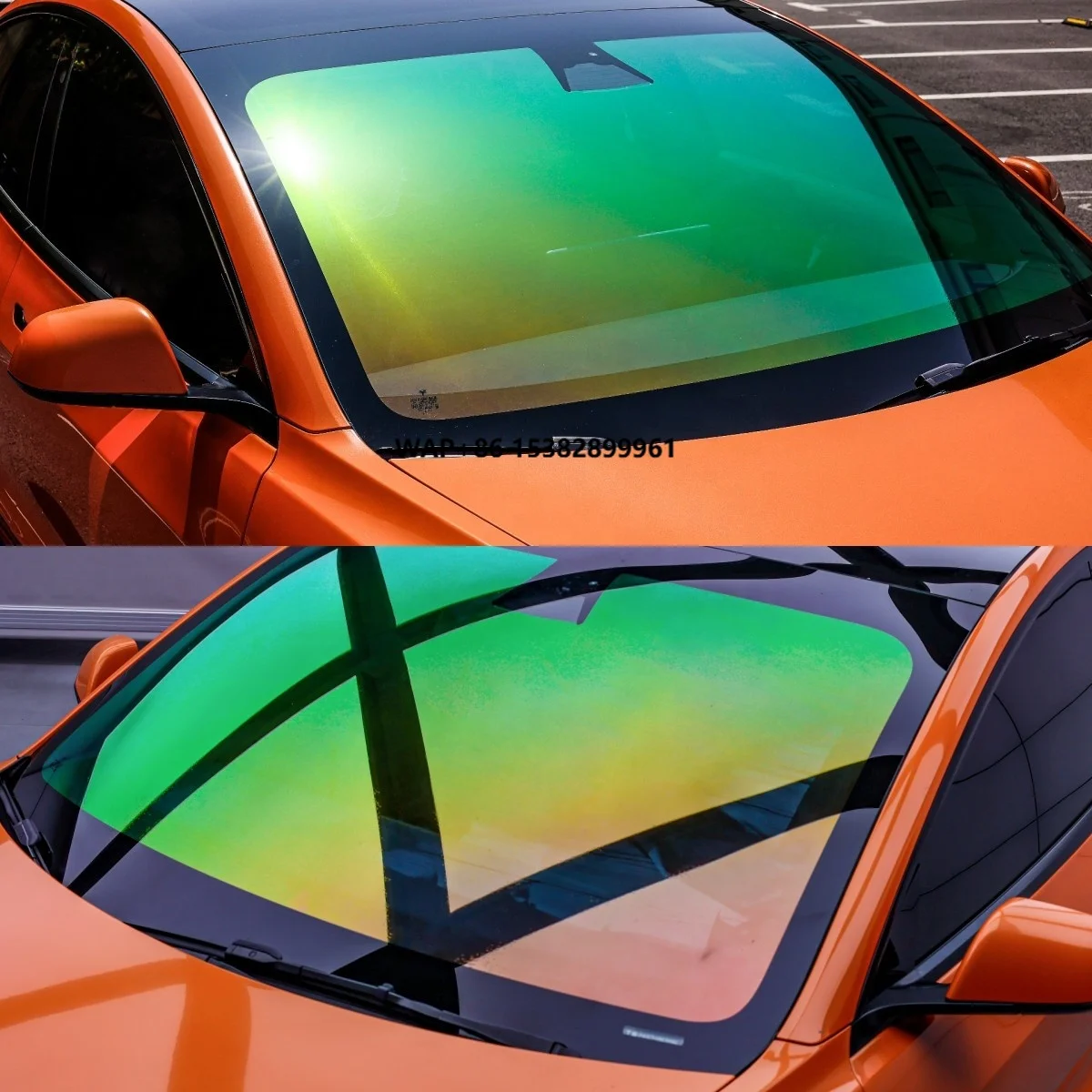 NKODA Decoration Colorful Front Windshield Privacy Self Adhesive Polarized Solar Chameleon Window Tint
NKODA Decoration Colorful Front Windshield Privacy Self Adhesive Polarized Solar Chameleon Window Tint