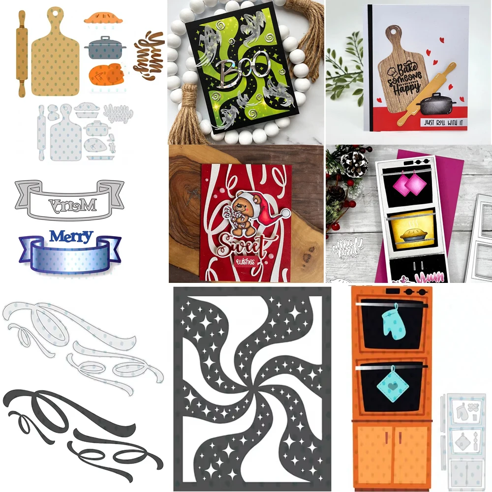 Oven Baking Cooking Metal Cutting Dies Slimline Double Shining Banner Diecut Set For DIY Scrarpbooking Paper Craft Card Making
Oven Baking Cooking Metal Cutting Dies Slimline Double Shining Banner Diecut Set For DIY Scrarpbooking Paper Craft Card Making