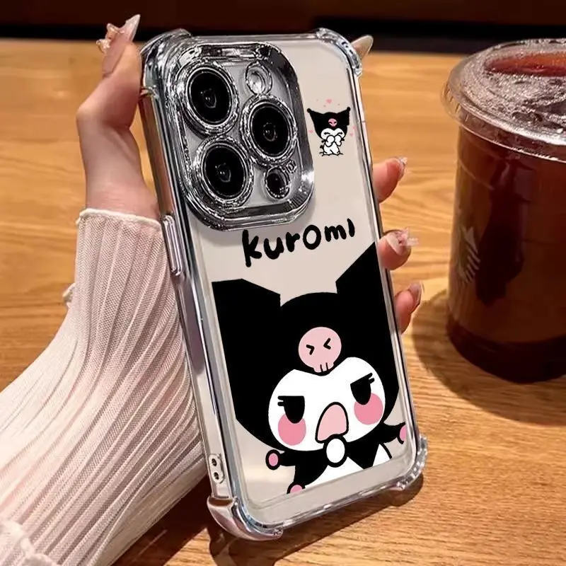 New Cute Anime Kurome TPU Transparent Airbag Phone Case for IPhone 17 Pro Max 16 15 Plus 14 13 12 Protective Case Girls Gift
New Cute Anime Kurome TPU Transparent Airbag Phone Case for IPhone 17 Pro Max 16 15 Plus 14 13 12 Protective Case Girls Gift