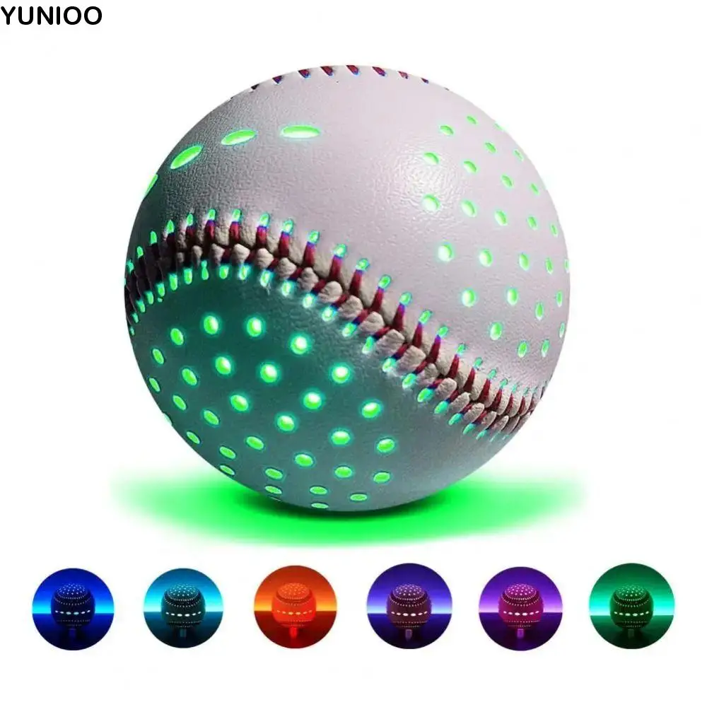 6 Colors LED Glow Baseball 2 Shining Modes Faux Leather Glow Baseball Toy RGB High Brightness Simulation Baseball Toy
6 Colors LED Glow Baseball 2 Shining Modes Faux Leather Glow Baseball Toy RGB High Brightness Simulation Baseball Toy