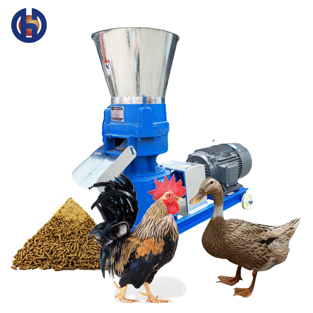High Productivity Mini Home Use Pellet Mill Machine 300kg Per Hour Ring Die Steel Material Motor/Engine Feed Plant Animal Farm
High Productivity Mini Home Use Pellet Mill Machine 300kg Per Hour Ring Die Steel Material Motor/Engine Feed Plant Animal Farm