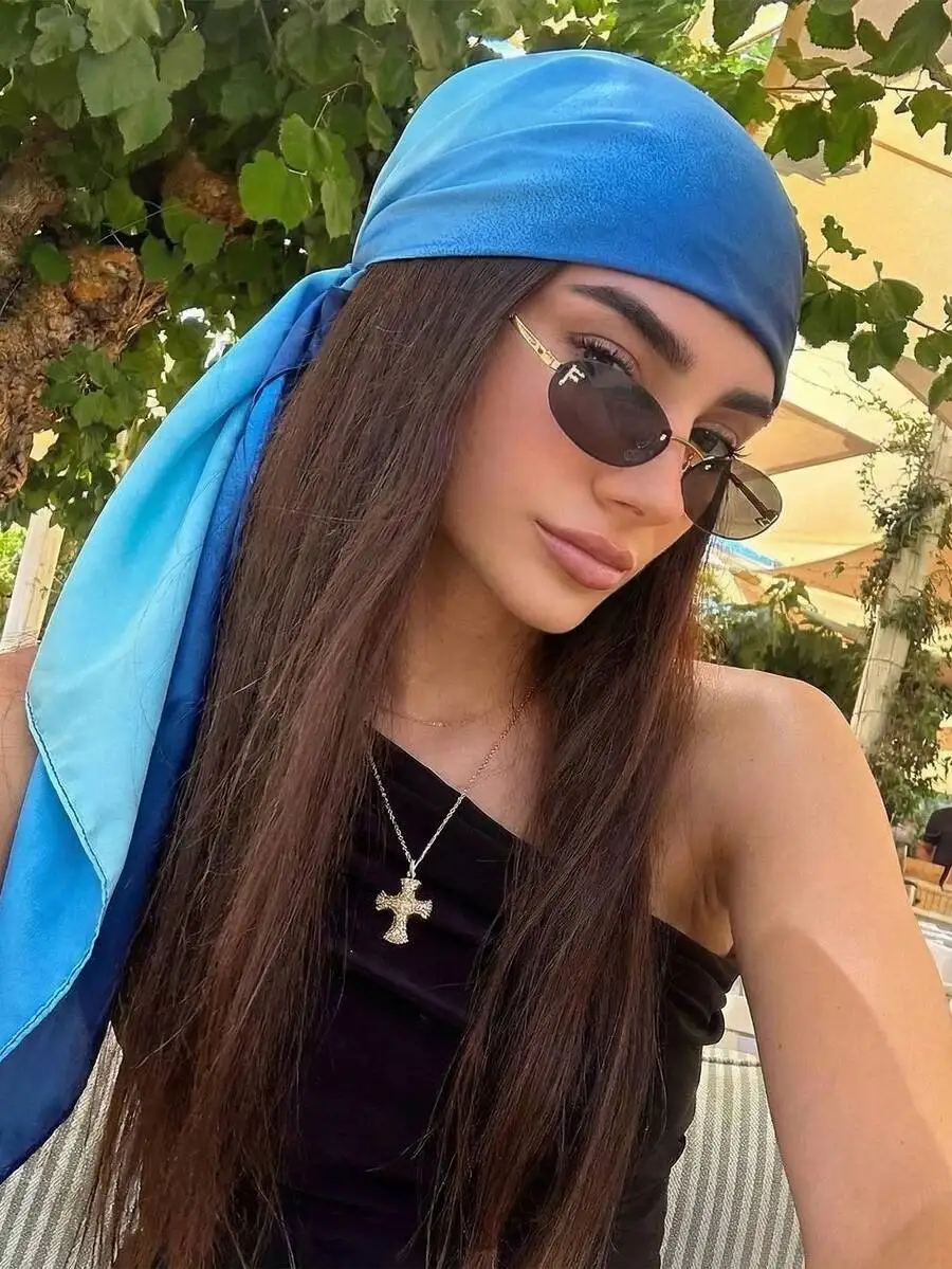 Bohemian Style Vintage Flower Print Womens Bandana Scarf For Sun Protection Casual Wear Spring Summer
Bohemian Style Vintage Flower Print Womens Bandana Scarf For Sun Protection Casual Wear Spring Summer