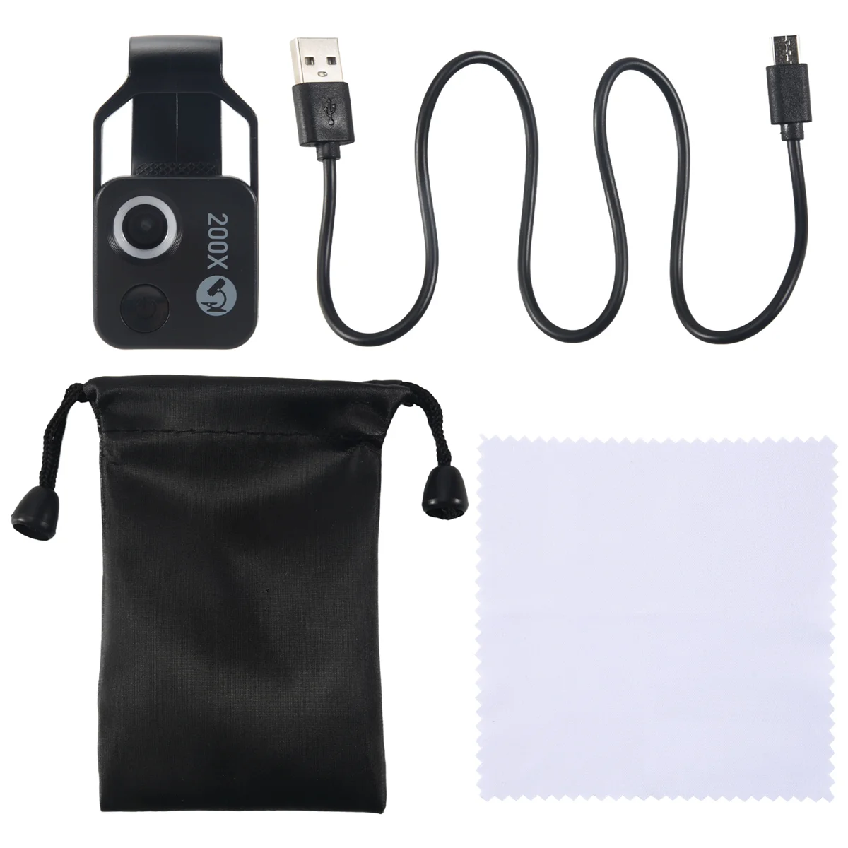 200X Cell Phone Microscope Accessory with Window Microscope, Portable Mini Digital Microscope with LED Light/Universal Clip
200X Cell Phone Microscope Accessory with Window Microscope, Portable Mini Digital Microscope with LED Light/Universal Clip