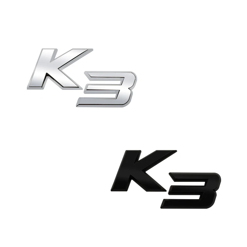 3D Black Chrome Silver Metal Logo Emblem Badge Decal Car Sticker for Kia K3 Car Accessories
3D Black Chrome Silver Metal Logo Emblem Badge Decal Car Sticker for Kia K3 Car Accessories