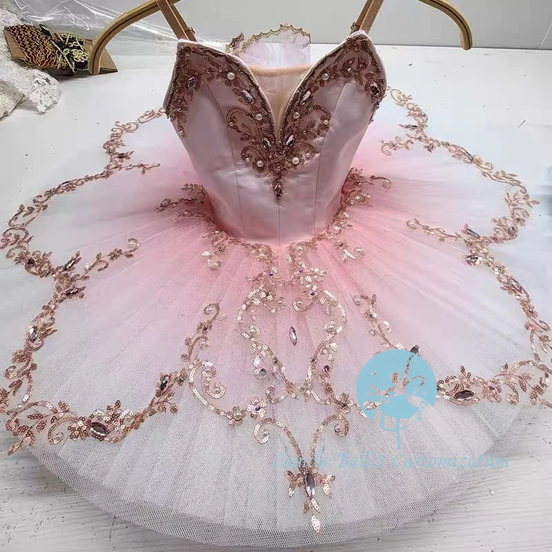 High-end custom pink fairy doll sleeping beauty flower fairy variation ballet TUTU performance skirt adult and kids
High-end custom pink fairy doll sleeping beauty flower fairy variation ballet TUTU performance skirt adult and kids