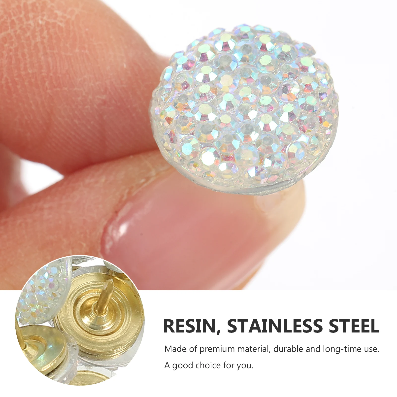 15pcs Pushpins Thumbtacks Candy like Map Supplies Reusable Delicate Small Compact Resin Stainless Steel Bulletin Boards
15pcs Pushpins Thumbtacks Candy like Map Supplies Reusable Delicate Small Compact Resin Stainless Steel Bulletin Boards