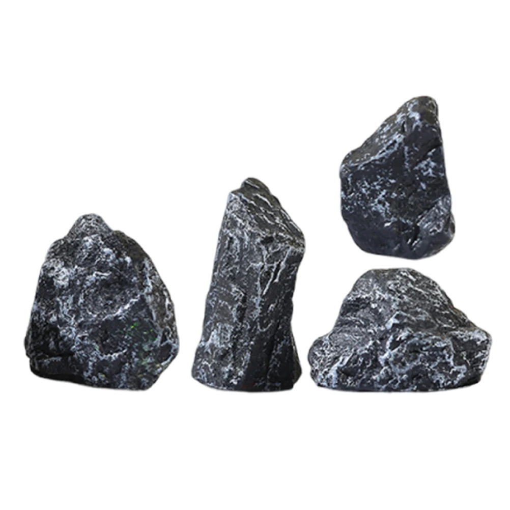 4 Pcs Simulated Rockery Ornaments Garden Landscape Decoration Fairy Indoor Bonsai Black Fake Aquarium Rocks Delicate
4 Pcs Simulated Rockery Ornaments Garden Landscape Decoration Fairy Indoor Bonsai Black Fake Aquarium Rocks Delicate